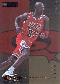 1997-98 Collector's Choice StarQuest #83 Michael Jordan - NM-MT