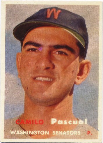 1957 Topps #211 Camilo Pascual