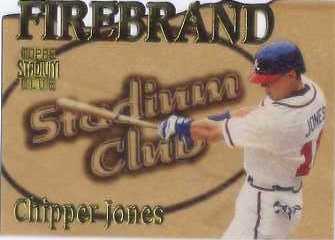 1997 Stadium Club Members Only Parallel #FB8 Chipper Jones