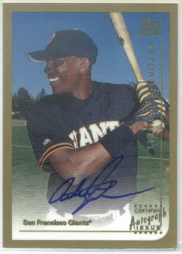 1999 Topps Traded Autographs #T30 Arturo McDowell