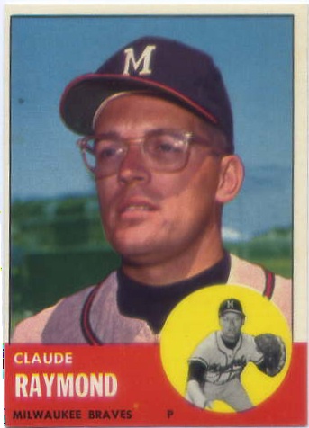 1963 Topps #519 Claude Raymond RC