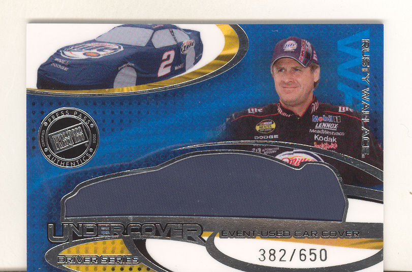 2005 Press Pass Eclipse Under Cover Drivers Silver #UCD9 Rusty Wallace