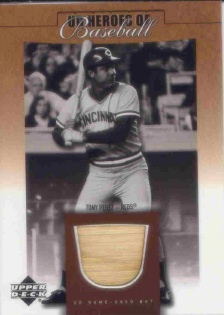 2001 Upper Deck Prospect Premieres Heroes of Baseball Game Bat #BTP Tony Perez