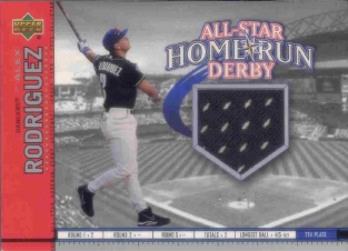 Alex Rodriguez player worn jersey patch baseball card (New York Yankees)  2006 Topps All Star Stitches #ASAR