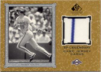 2001 SP Legendary Cuts Game Jersey #JRY Robin Yount Jsy