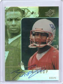 1999 Collector's Edge Odyssey Pro Signatures Authentic #2 Michael Bishop Autograph Card Serial #0917/2200