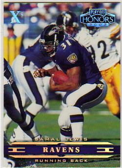 2002 Playoff Honors X's #5 Jamal Lewis