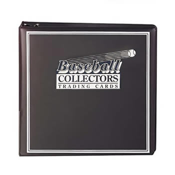 BASEBALL CARD ALBUM 3 INCH BLACK - ULTRA PRO WITH 10 PAGES
