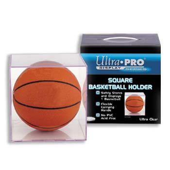 BASKETBALL CUBE HOLDER - ULTRA PRO - PROTECT YOUR AUTO BALL