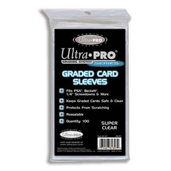 GRADED CARD SLEEVES  100CT -  ULTRA PRO
