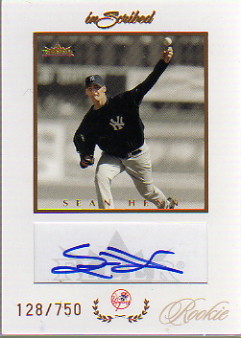 2004 Fleer InScribed Rookie Autographs #SH Sean Henn/526 *