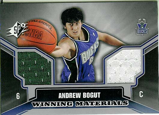 2005-06 SPx Winning Materials #AB Andrew Bogut