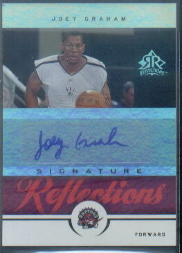 2005-06 Reflections Signatures Red #JG Joey Graham/100