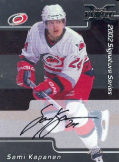 2002-03 BAP Signature Series Autograph Buybacks 2001 #LSK Sami Kapanen