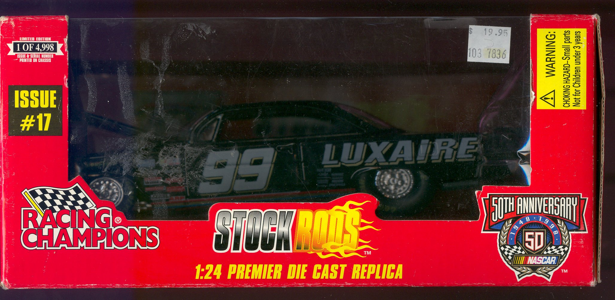 1998 Racing Champions Stock Rods 1:24 #17  G.Allen/Luxaire