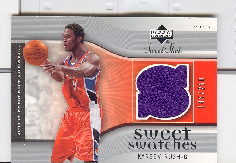 2005-06 Sweet Shot Sweet Swatches #KR Kareem Rush/250