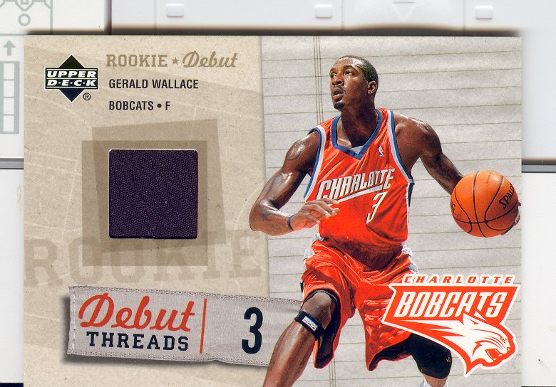 2005-06 Upper Deck Rookie Debut Threads #GW Gerald Wallace