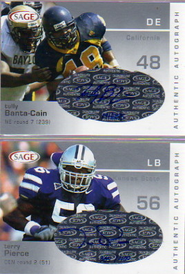2003 SAGE Autographs Silver #A4 Tully Banta-Cain/255