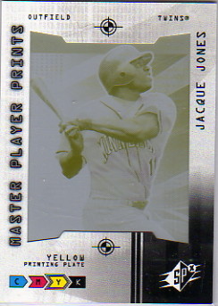 2004 SPx Master Player Prints Yellow #37 Jacque Jones