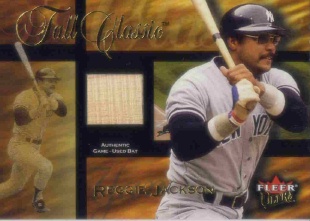 2002 Ultra Fall Classic Memorabilia #13 Reggie Jackson Bat