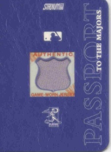 2002 Stadium Club Passport to the Majors #PTMPM Pedro Martinez Jsy/1200
