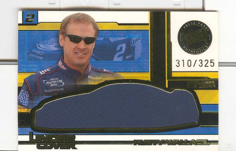 2004 Press Pass Eclipse Under Cover Driver Gold #UCD9 Rusty Wallace
