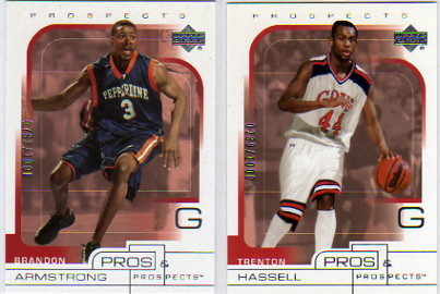 2001-02 Upper Deck Pros and Prospects #124 Trenton Hassell RC