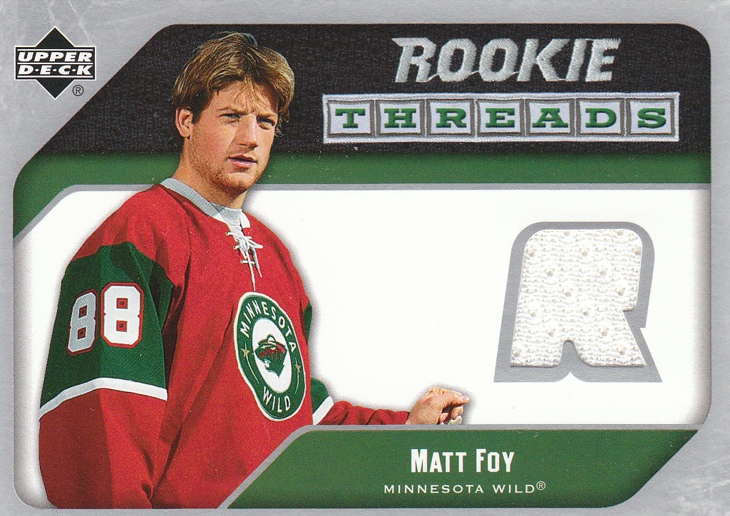2005-06 Upper Deck Rookie Threads #RTMF Matt Foy