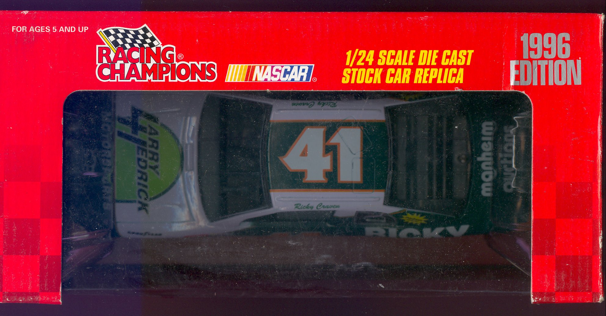 1996 Racing Champions 1:24 #41 R.Craven/Larry Hedrick Racing