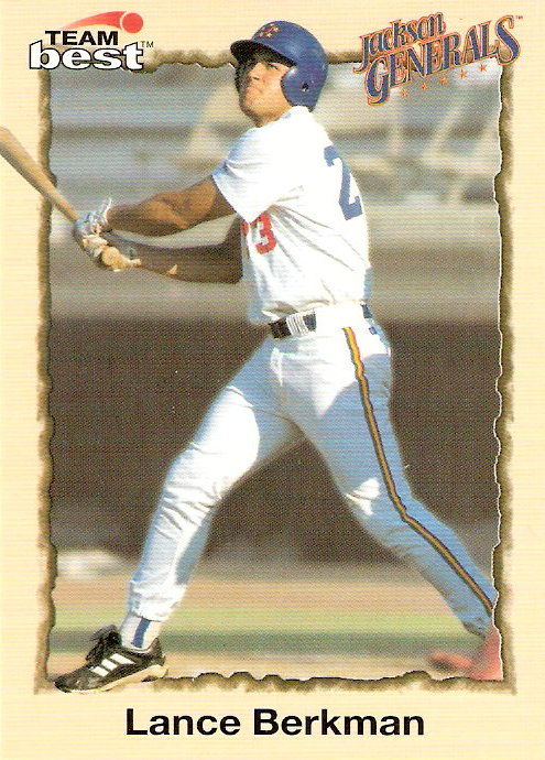 ASTROS LANCE BERKMAN 1999 JUST JACKSONVILLE GENERALS #11