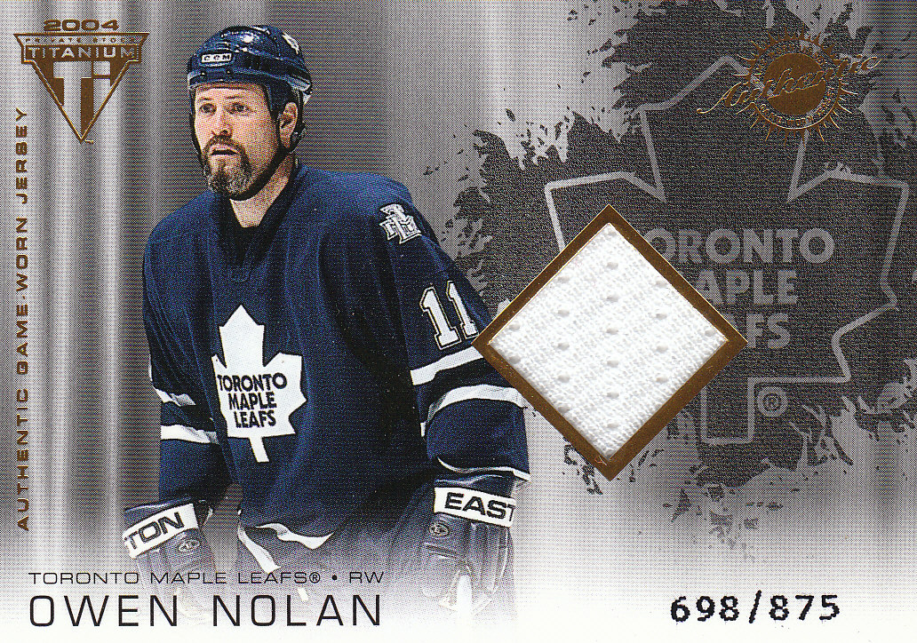 2003-04 Titanium #184 Owen Nolan JSY