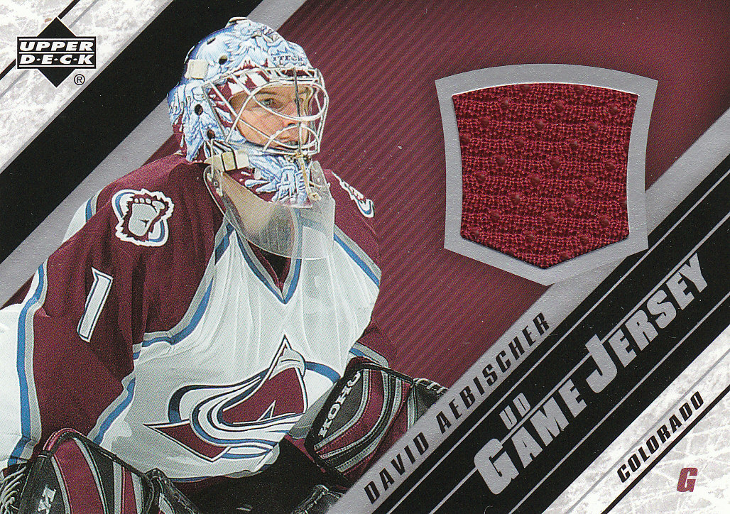 2005-06 Upper Deck Jerseys #JDAE David Aebischer