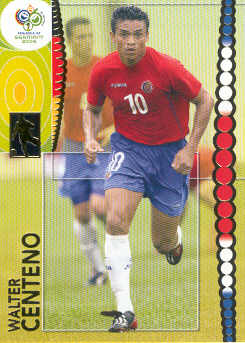 2006 Panini World Cup Soccer # 70 Walter Centeno Costa Rica