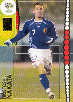 2006 Panini World Cup Soccer #134 Hidetoshi Nakata Japan