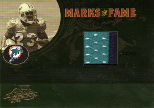 2005 Absolute Memorabilia Marks of Fame Material Prime #18 Ronnie Brown