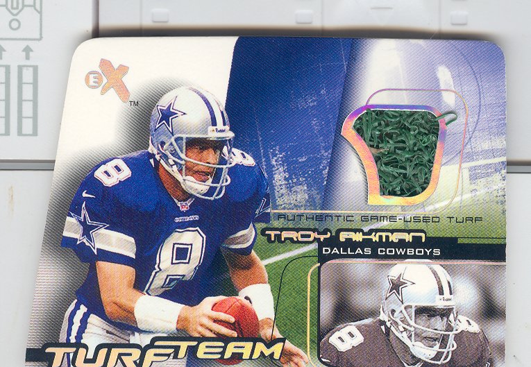 2001 E-X Turf Team #1 Troy Aikman