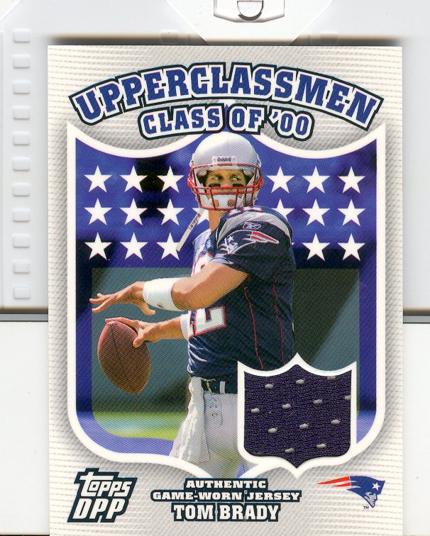 2006 Topps Draft Picks and Prospects Upperclassmen Jersey #UCTBE Tom Brady M