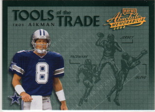 2002 Absolute Memorabilia Tools of the Trade Gold #TT10 Troy Aikman