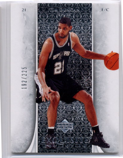 2005-06 Exquisite Collection #37 Tim Duncan
