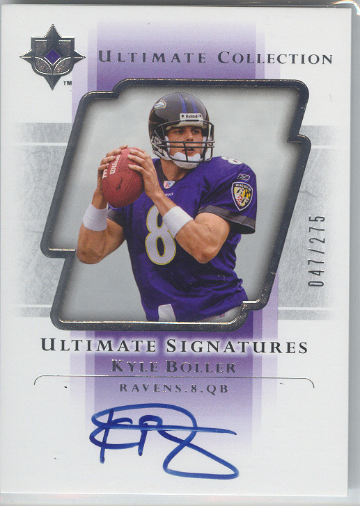 2004 Ultimate Collection Ultimate Signatures #USKB Kyle Boller/275