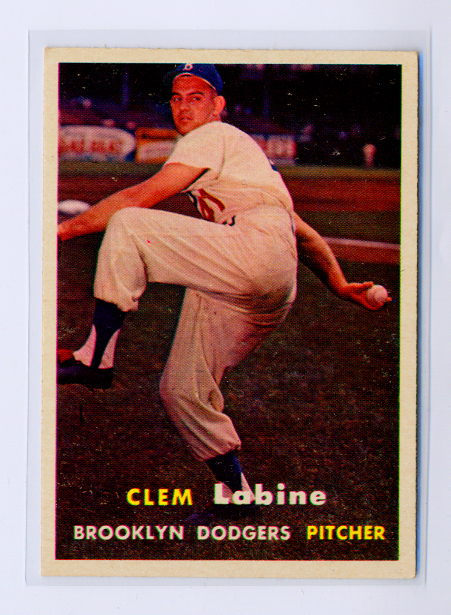 1957 Topps #53 Clem Labine