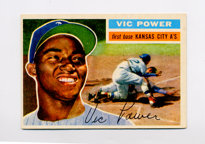 1956 Topps #67A Vic Power GB