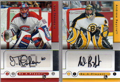 2005-06 Be A Player Signatures #AR Andrew Raycroft