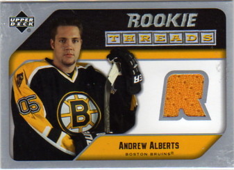 2005-06 Upper Deck Rookie Threads #RTAA Andrew Alberts