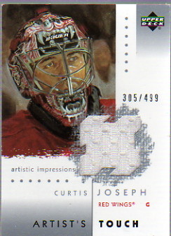 2002-03 UD Artistic Impressions Artist's Touch Jerseys #ATCJ Curtis Joseph