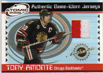 2001-02 Atomic Jerseys #8 Tony Amonte