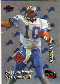 1999 Collector's Edge Fury Game Ball #CB Charlie Batch