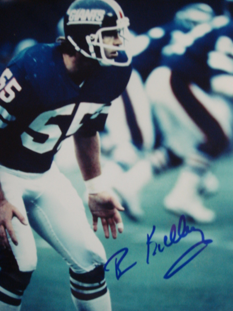Brian Kelley Autographed 8 x 10 Giants Picture with coa