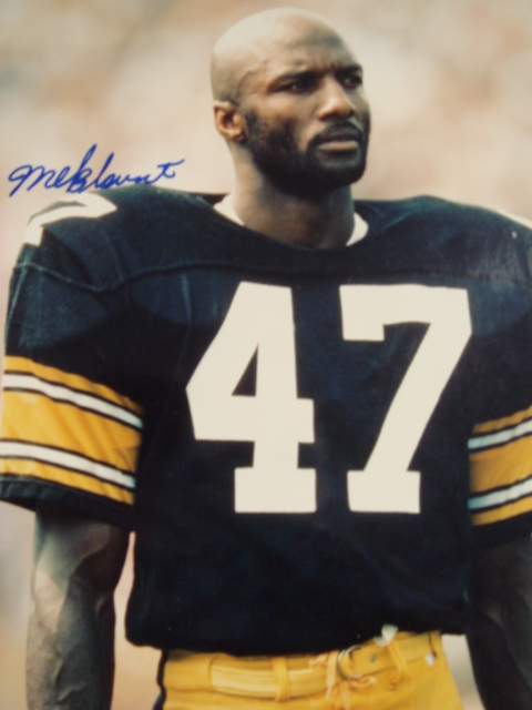 Mel Blount Autographed 8 x 10 Steelers Picture with Coa