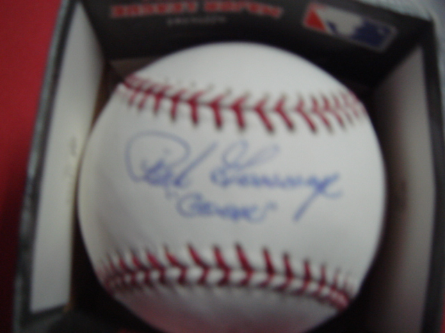 Rich Goose Gossage Autographed  official Mlb Baseball with Steiner Coa